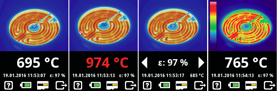 PV480N便攜式紅外熱像儀熱圖像