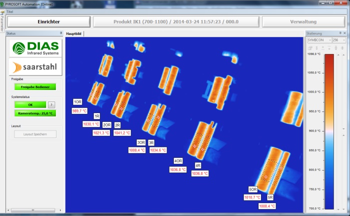 連鑄過程自動(dòng)控制紅外熱像系統(tǒng)