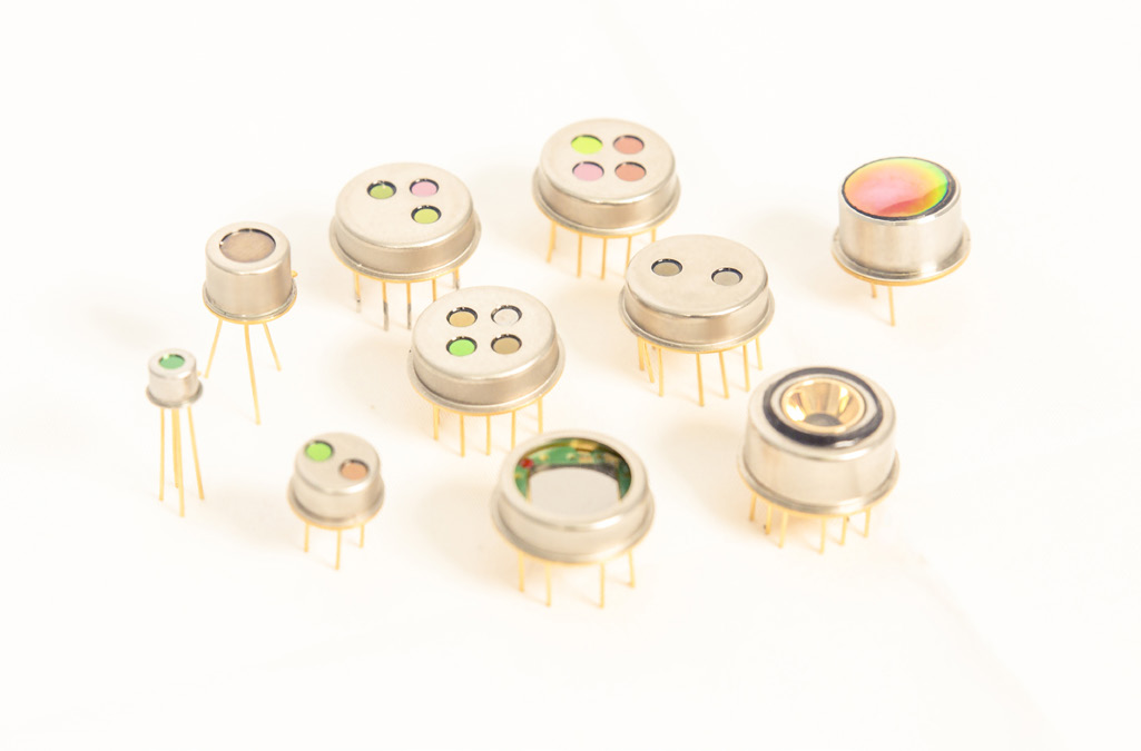 NDIR紅外氣體分析用德國DIAS紅外探測器, 具有多種樣式, 有單元紅外探測器, 二元紅外探測器,三元紅外探測器, 四元紅外探測器